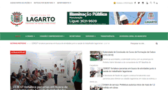 Desktop Screenshot of lagarto.se.gov.br