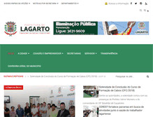 Tablet Screenshot of lagarto.se.gov.br