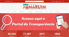 Desktop Screenshot of maruim.se.gov.br