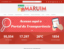 Tablet Screenshot of maruim.se.gov.br